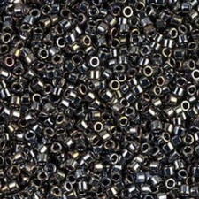 Miyuki delica Beads 11/0 - Metallic black luster DB-26